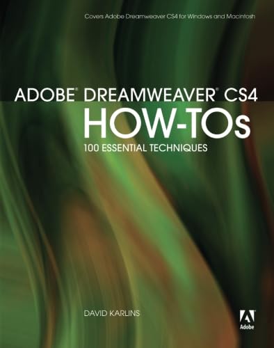 Stock image for Adobe Dreamweaver CS4 HowTos: 100 Essential Techniques for sale by SecondSale