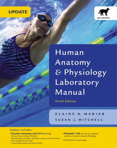 Human Anatomy & Physiology Laboratory Manual, Cat Version Value Pack (includes Human Anatomy & Physiology with IP-10 CD-ROM & Practice Anatomy Lab 2.0 CD-ROM ) (9780321563750) by Marieb, Elaine N.; Mitchell, Susan J.