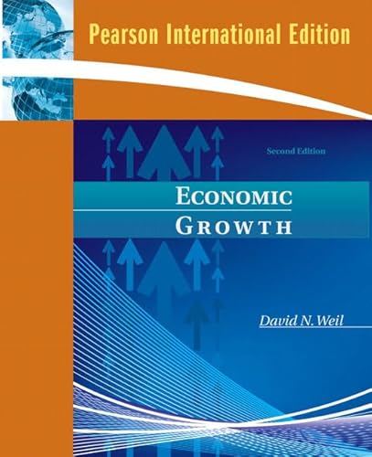 Beispielbild fr Economic Growth: International Edition zum Verkauf von WorldofBooks