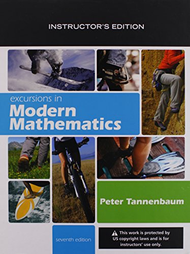9780321565082: Annotated Instructor's Edition for Excursions in Modern Mathematics