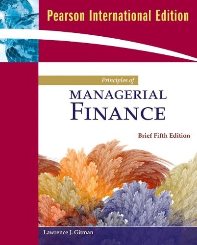 9780321566553: Principles of Managerial Finance, Brief: International Edition
