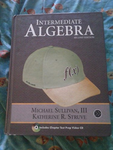 Beispielbild fr Intermediate Algebra (2nd Edition) zum Verkauf von Zoom Books Company