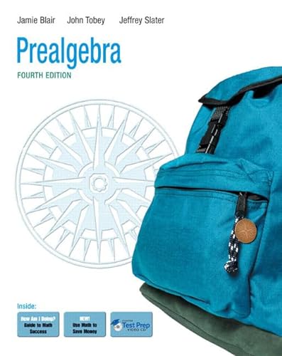 Stock image for Prealgebra for sale by Better World Books