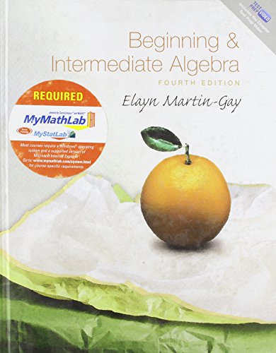 9780321568762: Beginning and Intermediate Algebra Plus MyMathLab Student Access Kit