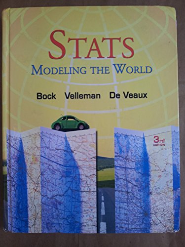 Beispielbild fr Stats: Modeling the World (3rd Edition) zum Verkauf von ZBK Books