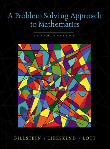 Imagen de archivo de A Problem Solving Approach to Mathematics a la venta por SecondSale