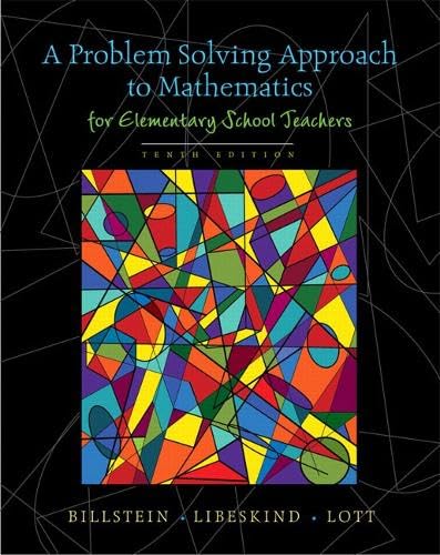 9780321570550: A Problem Solving Approach to Mathematics for Elementary School Teachers: United States Edition