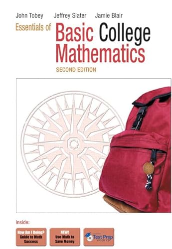 Beispielbild fr Essentials of Basic College Mathematics zum Verkauf von Irish Booksellers