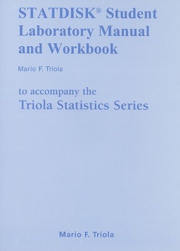 STATDISK Manual for the Triola Statistics Series (9780321570697) by Triola, Mario F.