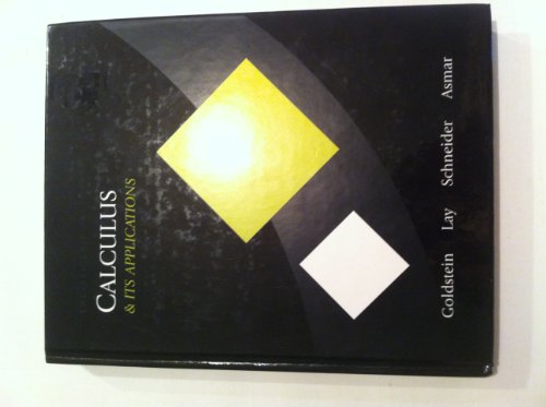 Beispielbild fr Calculus and Its Applications zum Verkauf von BookHolders