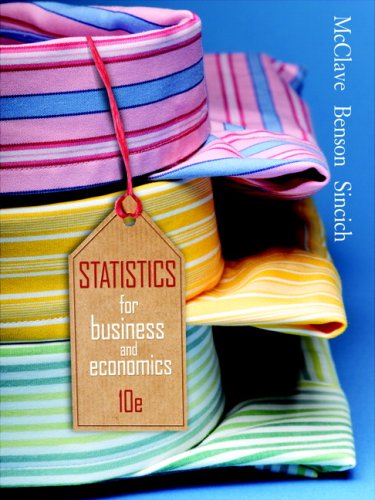 Statistics for Business & Economics Value Pack (includes SPSS 16.0 Student Version for Windows & MyMathLab/MyStatLab Student Access Kit ) (9780321571533) by McClave, James T.