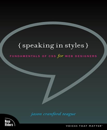 9780321574169: Speaking in Styles: Fundamentals of CSS for Web Designers