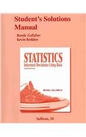 Stock image for Student Solutions Manual for Statistics: Informed Decisions Using Data for sale by HPB-Red