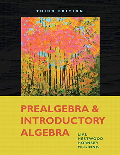 Imagen de archivo de PStudent Solutions Manual for Prealgebra and Introductory Algebra a la venta por Better World Books