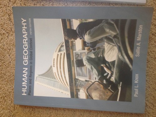 Beispielbild fr Human Geography: Places and Regions in Global Context, 5th Edition zum Verkauf von Wrigley Books