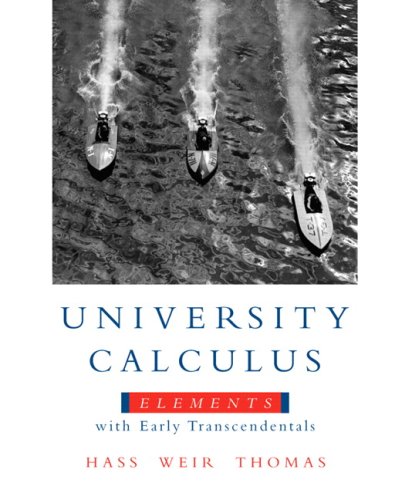9780321582720: University Calculus: Elements With Early Transcendentals