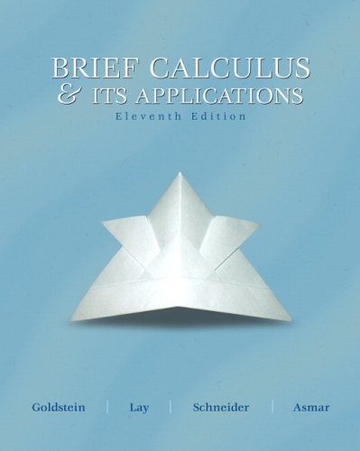 Brief Calculus and Its Applications Value Package (includes MyMathLab/MyStatLab Student Access Kit) (9780321584540) by Goldstein, Larry J.
