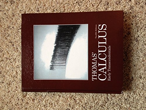 Stock image for Thomas' Calculus Early Transcendentals for sale by BooksRun