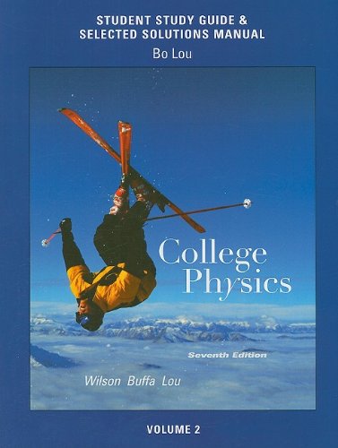 9780321592781: Study Guide and Selected Solutions Manual for College Physics Volume 2