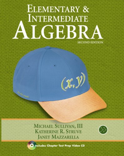 9780321593092: Elementary & Intermediate Algebra