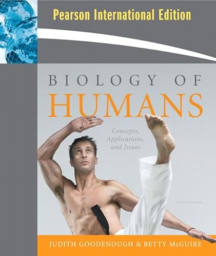 Imagen de archivo de Biology of Humans (Pearson International Edition) a la venta por dsmbooks