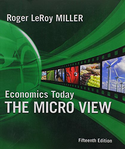 Stock image for Economics Today : The Micro View for sale by Better World Books