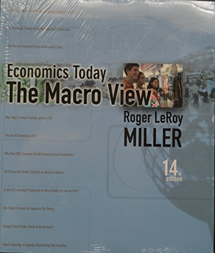 Beispielbild fr Economics Today: The Macro View zum Verkauf von Austin Goodwill 1101