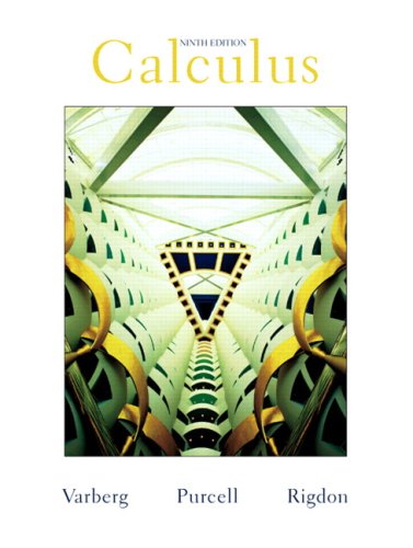 Calculus (9780321596826) by Varberg, Dale; Purcell Deceased, Edwin; Rigdon, Steve