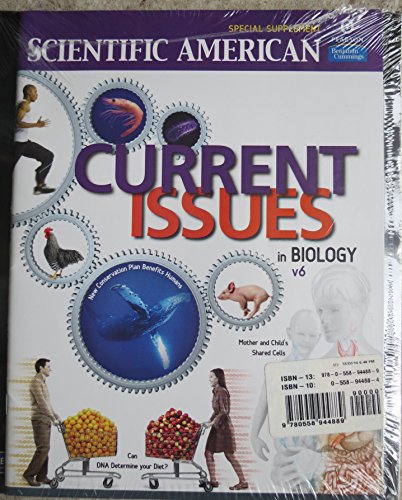 Beispielbild fr Current Issues in Biology Volume 6 zum Verkauf von Better World Books