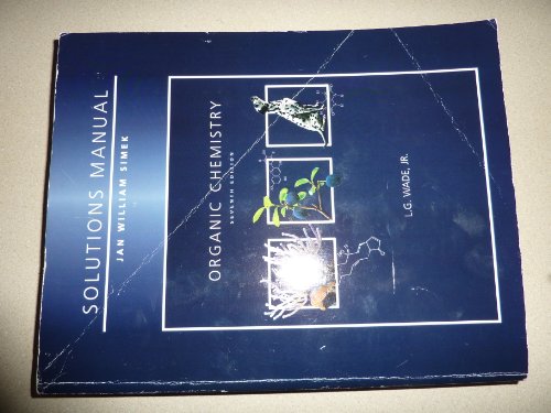 Beispielbild fr Solutions Manual for Organic Chemistry, 7th Edition zum Verkauf von BooksRun