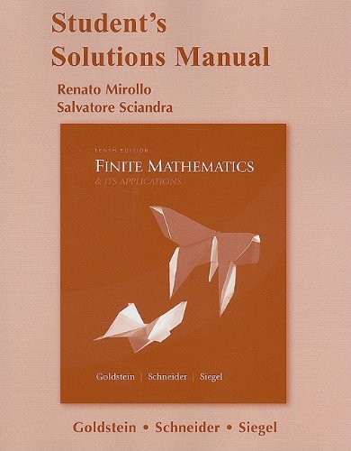 Imagen de archivo de Finite Mathematics & Its Applications a la venta por Bank of Books