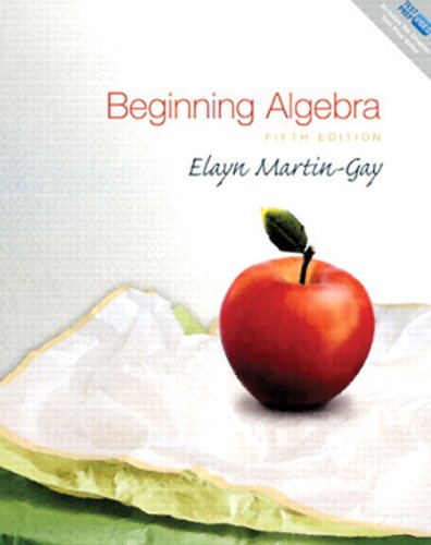 Beginning Algebra: Books a La Carte Edition (9780321600516) by Martin-Gay, K. Elayn