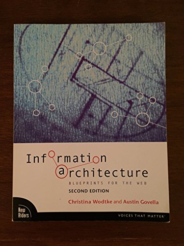 9780321600806: Information Architecture: Blueprints for the Web