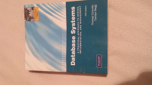 Imagen de archivo de Database Systems: A Practical Approach to Design, Implementation and Management: International Edition a la venta por WorldofBooks