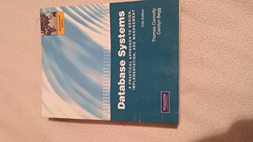 Stock image for Database Systems: A Practical Approach to Design, Implementation and Management: International Edition for sale by WorldofBooks