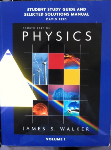 Beispielbild fr Study Guide and Selected Solutions Manual for Physics, Volume 2 zum Verkauf von BooksRun