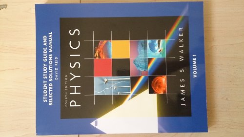 Stock image for Study Guide and Selected Solutions Manual for Physics, Volume 1 for sale by HPB-Red