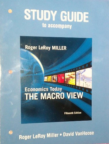 Stock image for Economics Today: Macro View-Study Guide for sale by HPB-Red