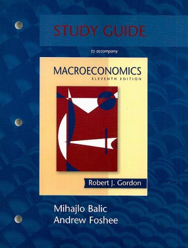 Beispielbild fr Study Guide to Accompany Macroeconomics zum Verkauf von ThriftBooks-Dallas