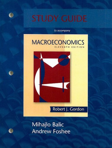 Stock image for Study Guide to Accompany Macroeconomics for sale by ThriftBooks-Dallas