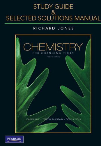 Stock image for Study Guide for Chemistry for Changing Times for sale by ThriftBooks-Atlanta
