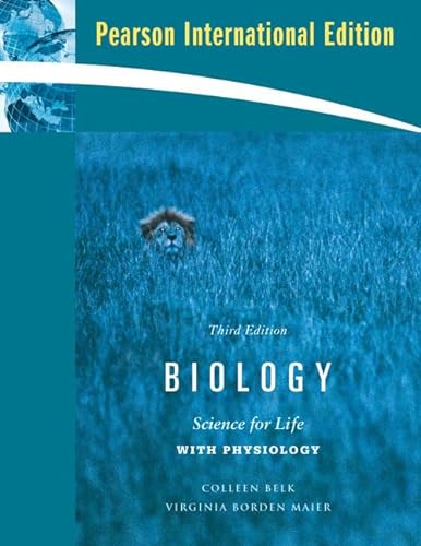 9780321614780: Biology: Science for Life with Physiology with Mybiology: Science for Life with Physiology with mybiology: International Edition