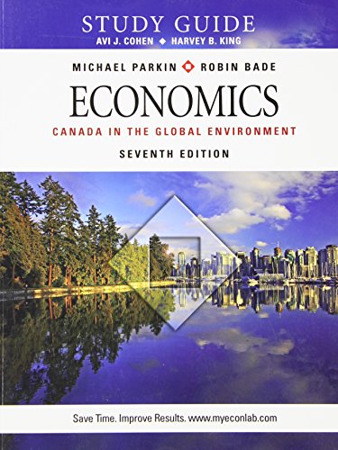 Stock image for Study Guide for Economics: Canada in the Global Environment for sale by ThriftBooks-Dallas