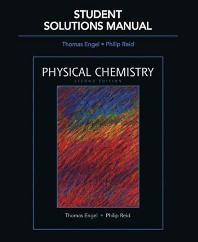 Imagen de archivo de Student Solutions Manual for Physical Chemistry a la venta por HPB-Red