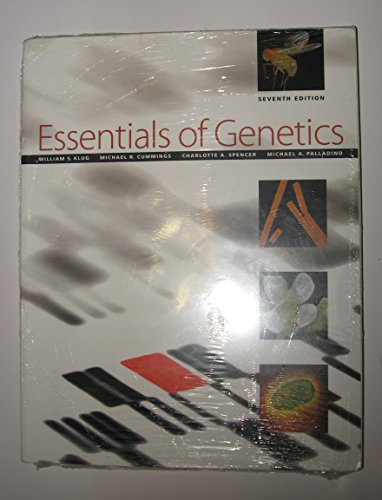 Beispielbild fr Essentials of Genetics (7th Edition) zum Verkauf von Wonder Book