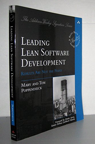 Stock image for Leading Lean Software Development: Results Are Not the Point for sale by Zoom Books Company