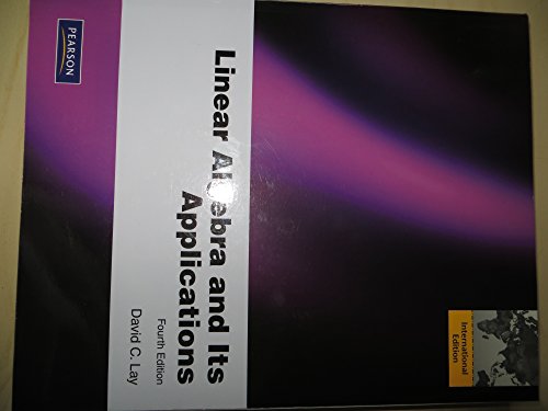 Imagen de archivo de Linear Algebra and Its Applications (International Edition) a la venta por ThriftBooks-Dallas