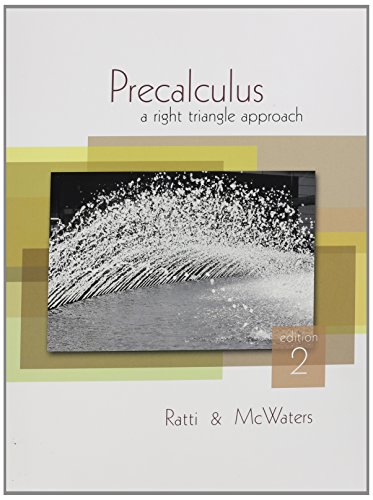 9780321624369: Precalculus: A Right Triangle Approach plus Mymathlab/mystatlab Student Access Code Card, 2nd Edition