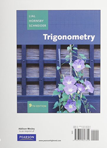 Stock image for Trigonometry: Books a La Carte Edition for sale by HPB-Red