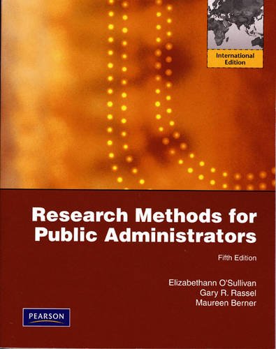 Imagen de archivo de Research Methods for Public Administrators a la venta por Project HOME Books